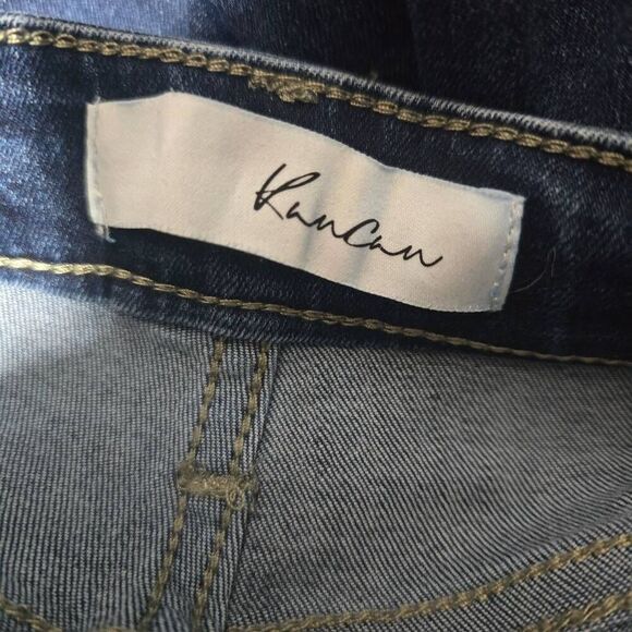 Kancan Wide Leg High Rise Super Flare Jeans - Picture 4 of 5